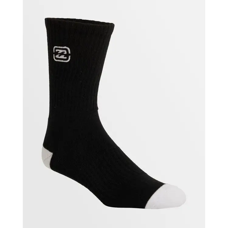Billabong Bracket Wave 3 Pack Crew Socks 