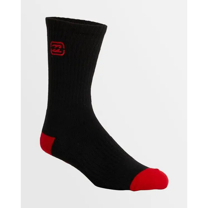 Billabong Bracket Wave 3 Pack Crew Socks 