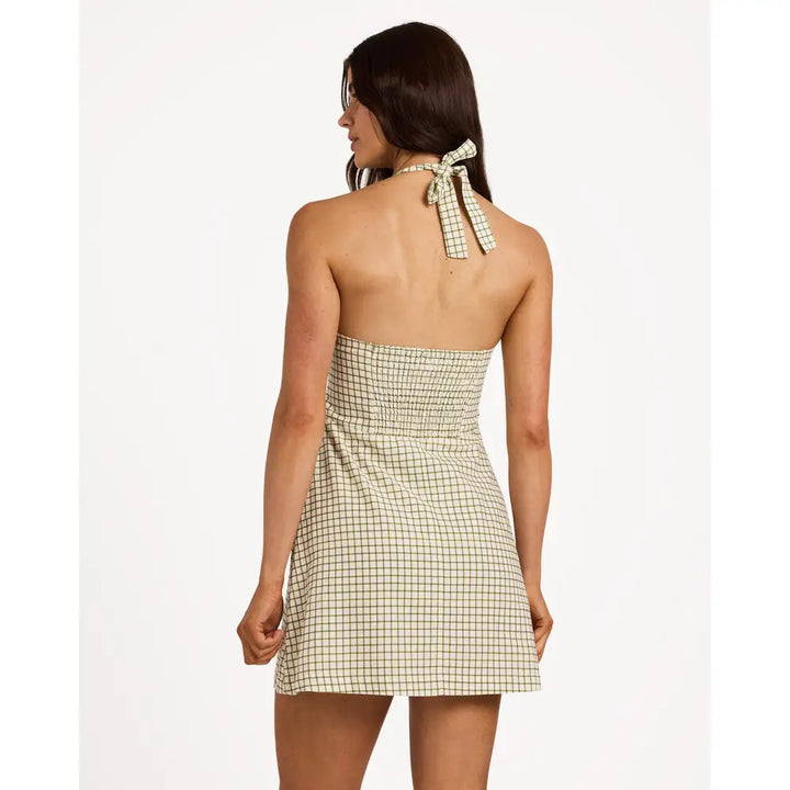 Billabong Break Line Halter Mini Dress