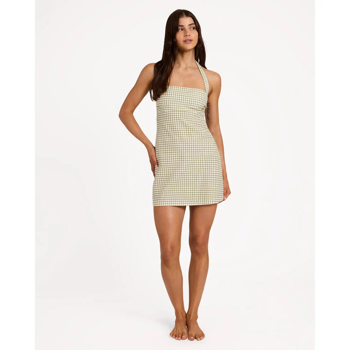 Billabong Break Line Halter Mini Dress