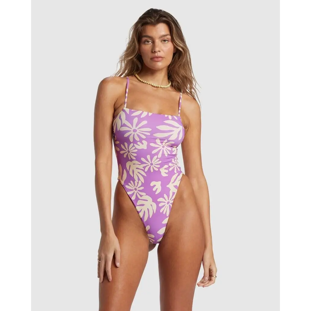 Billabong Deep Sea Daisy One Piece Swimsuit 