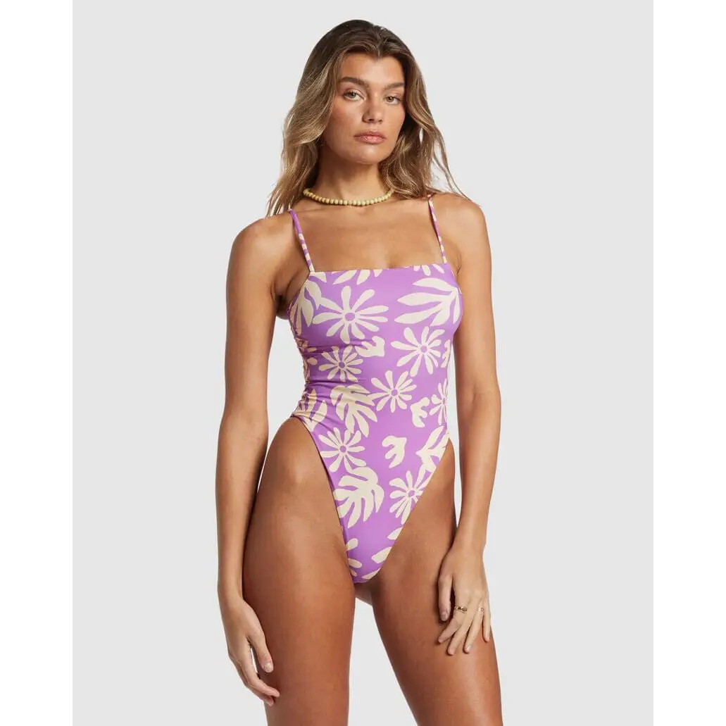 Billabong Deep Sea Daisy One Piece Swimsuit 