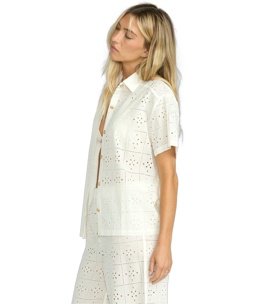 Billabong Eyelet Crush Beach Shirt 