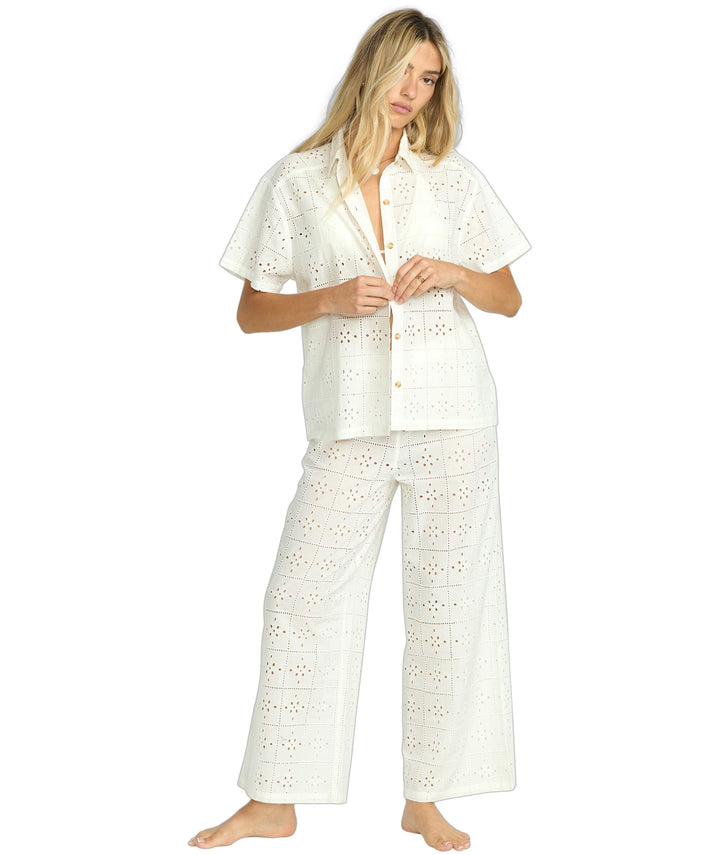 Billabong Eyelet Crush Beach Shirt 