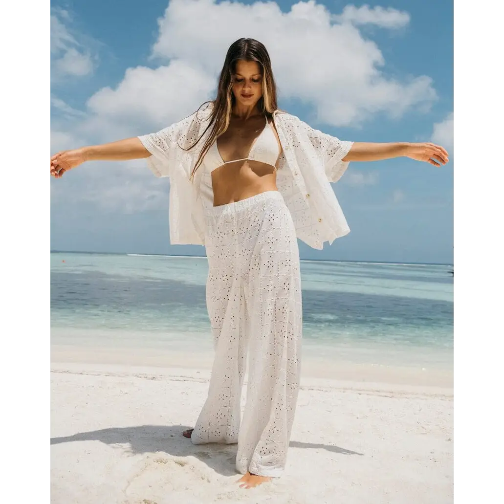 Billabong Eyelet Crush Beach Shirt 