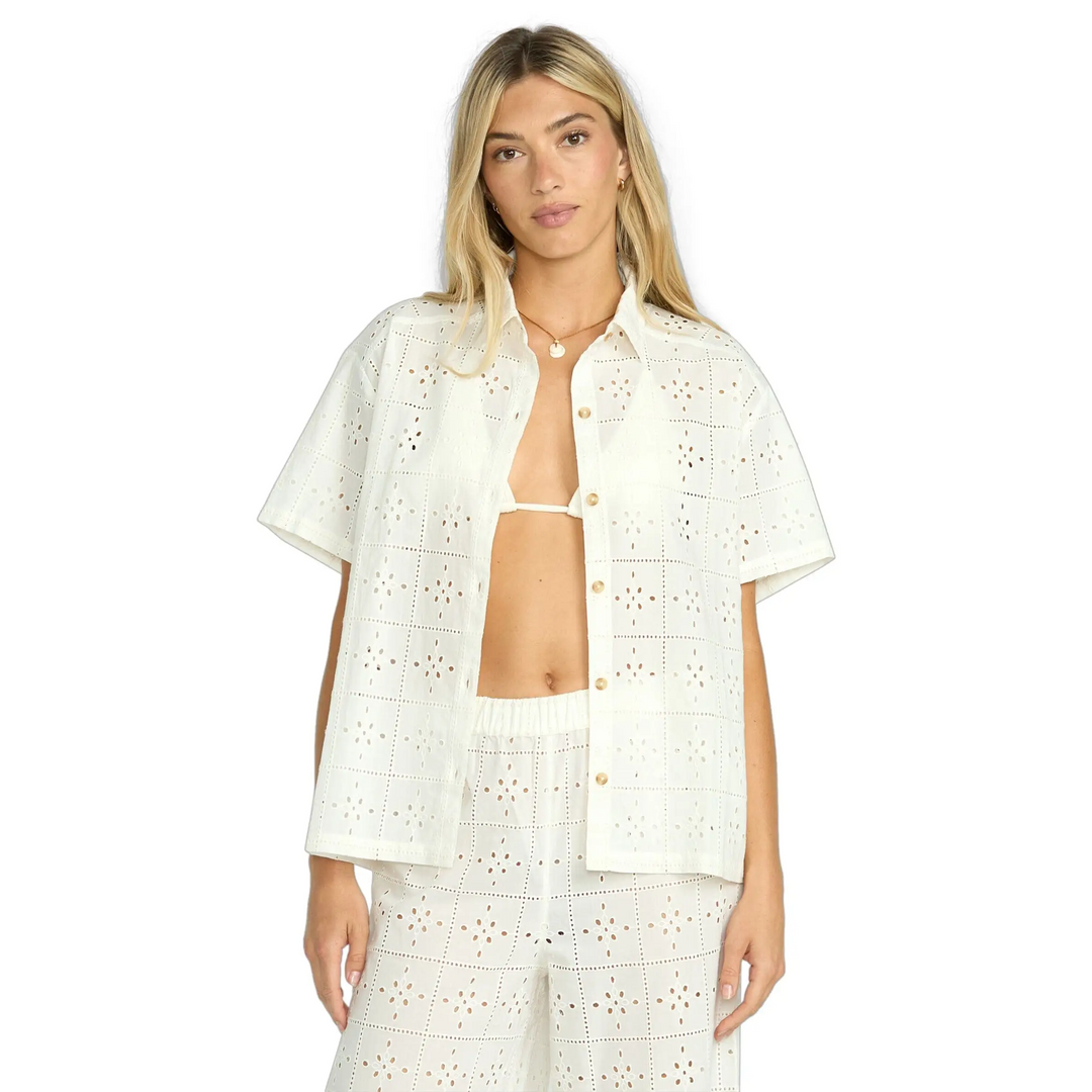 Billabong Eyelet Crush Beach Shirt 