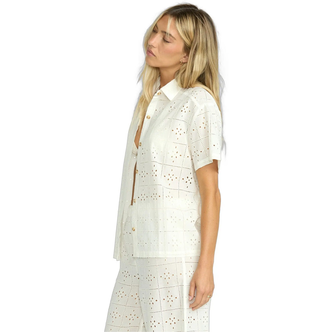 Billabong Eyelet Crush Beach Shirt 