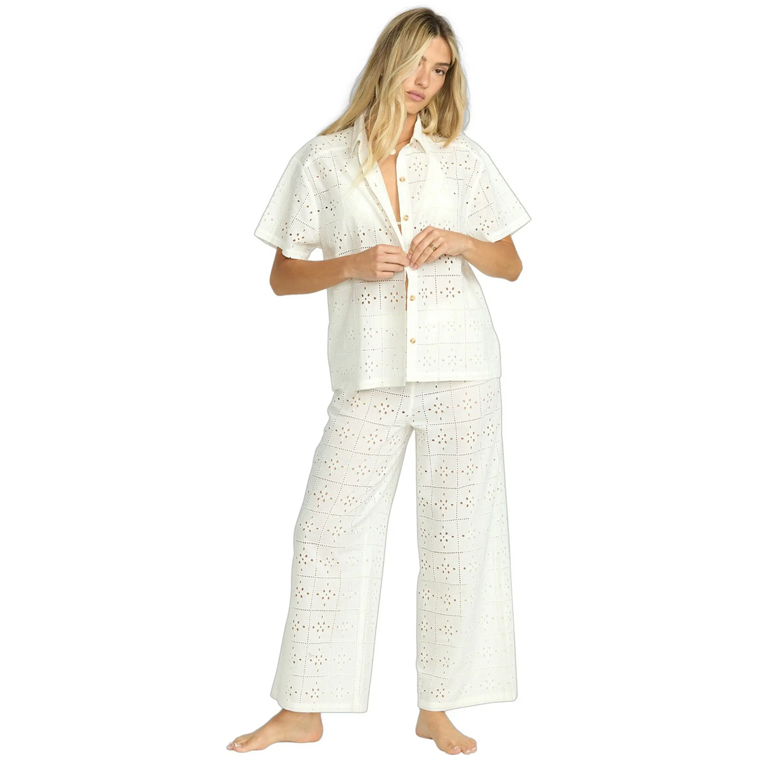 Billabong Eyelet Crush Beach Shirt 