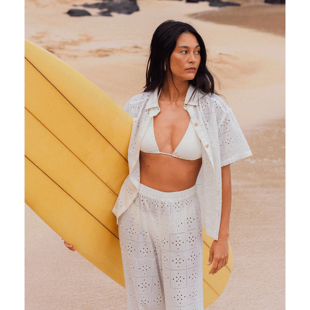 Billabong Eyelet Crush Beach Shirt 