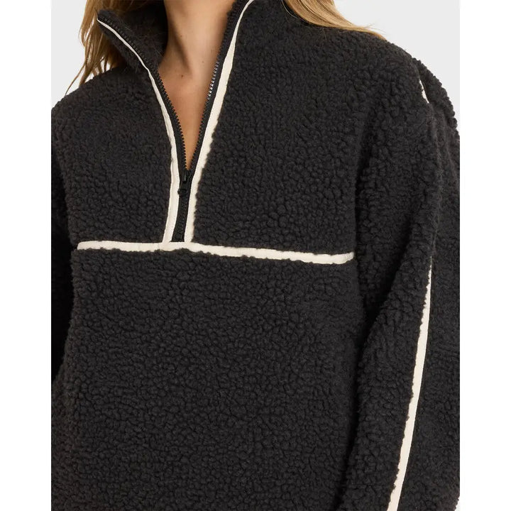 Billabong Getting Warm Sherpa Half Zip Pullover