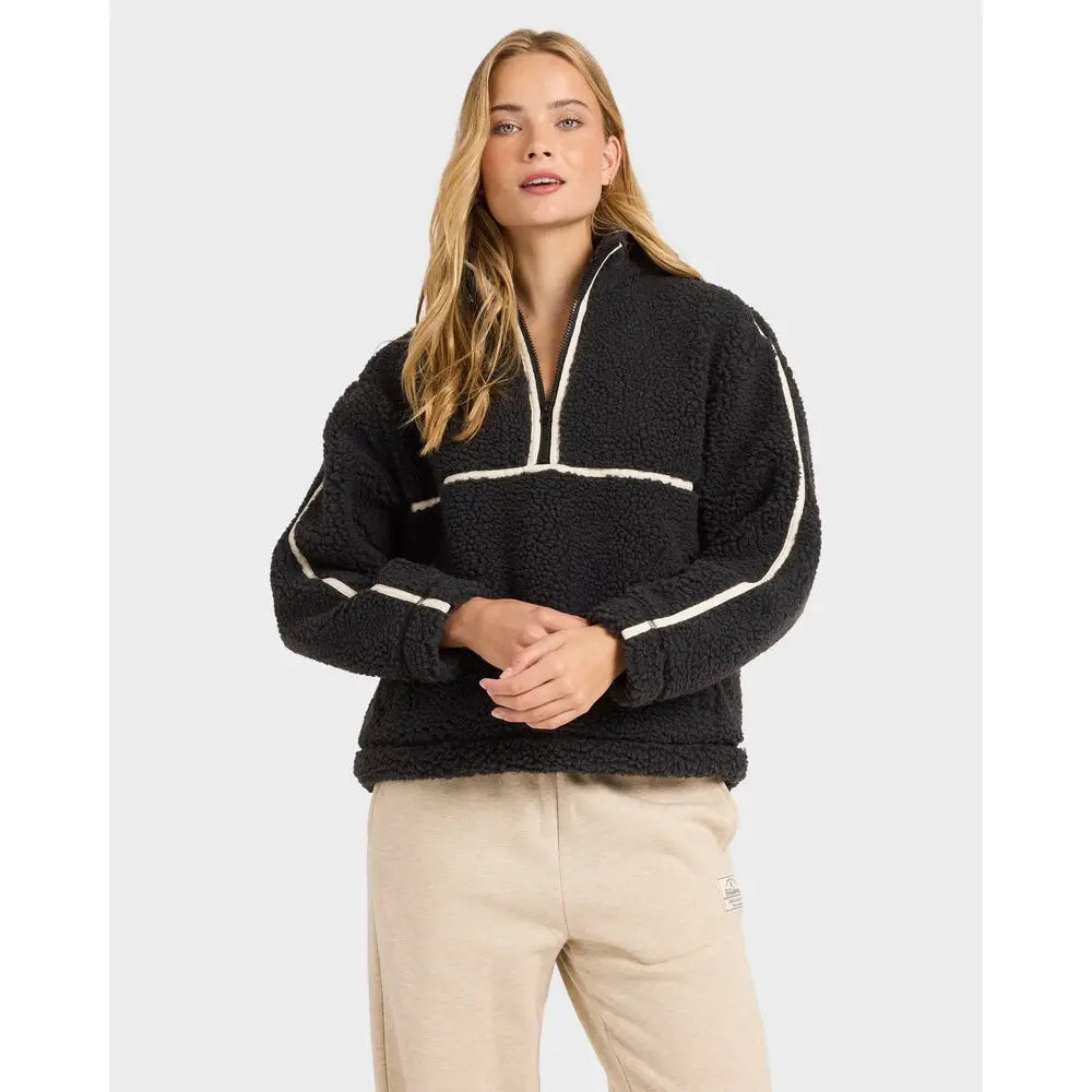 Billabong Getting Warm Sherpa Half Zip Pullover