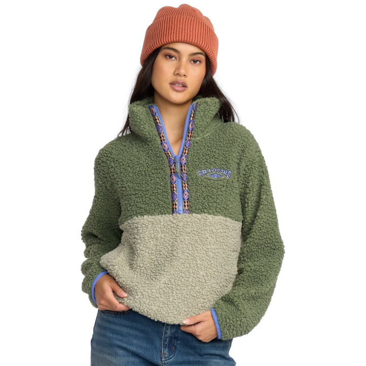 Billabong Horizon Mock Neck Half Zip Fleece