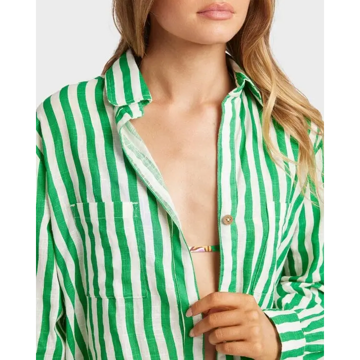 Billabong Kelly Stripe Swell Long Sleeve Shirt 