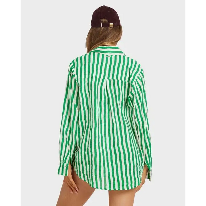 Billabong Kelly Stripe Swell Long Sleeve Shirt 