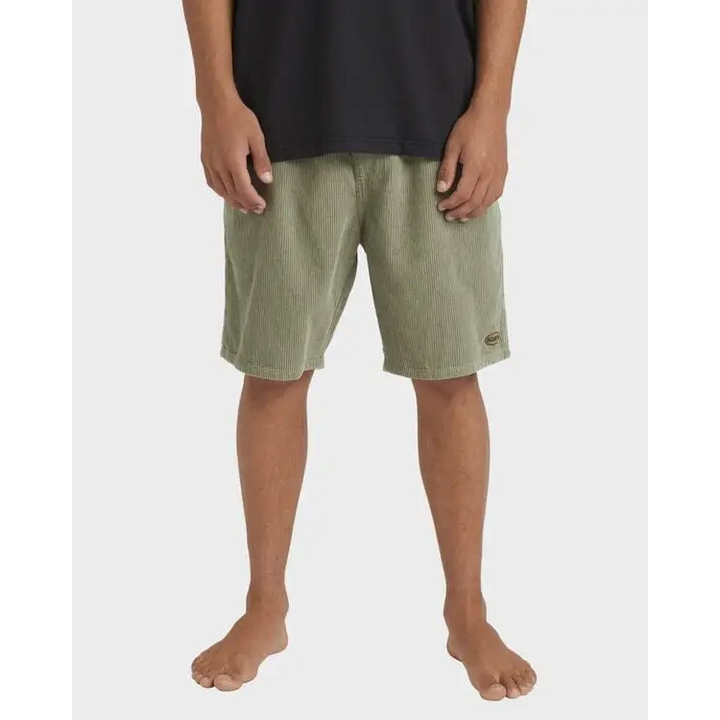 Billabong Larry Corduroy 18" Shorts Green Ash S 