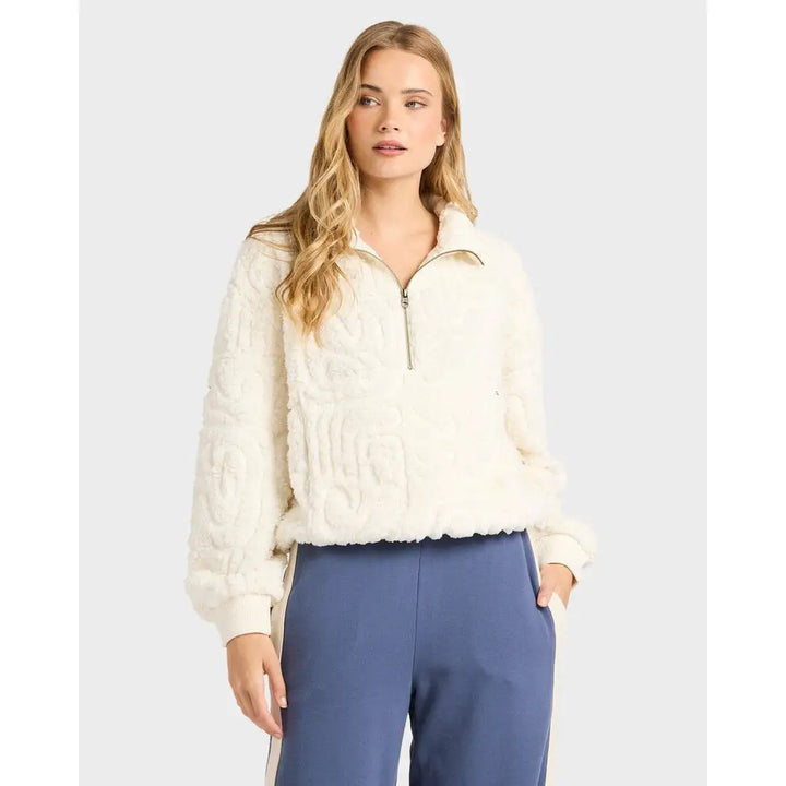 Billabong Le Love Half Zip Fleece Pullover