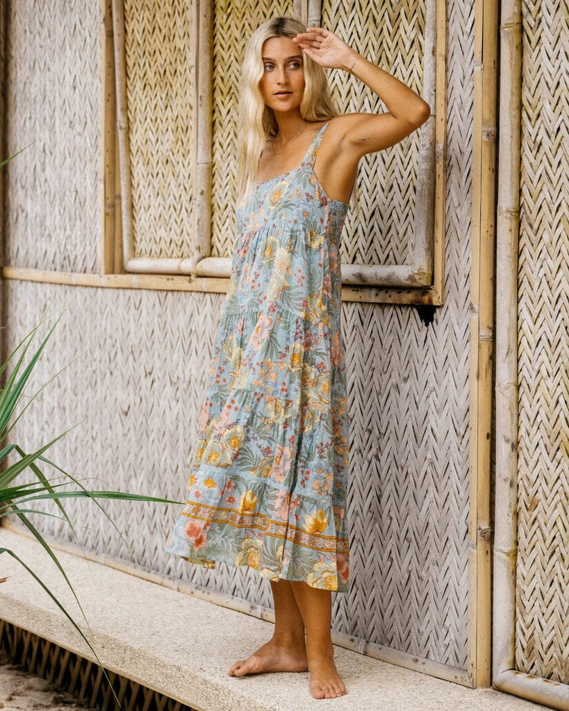 Billabong Lost Cove Shine On Midi Dress 