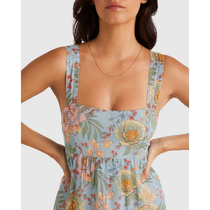 Billabong Lost Cove Shine On Midi Dress 