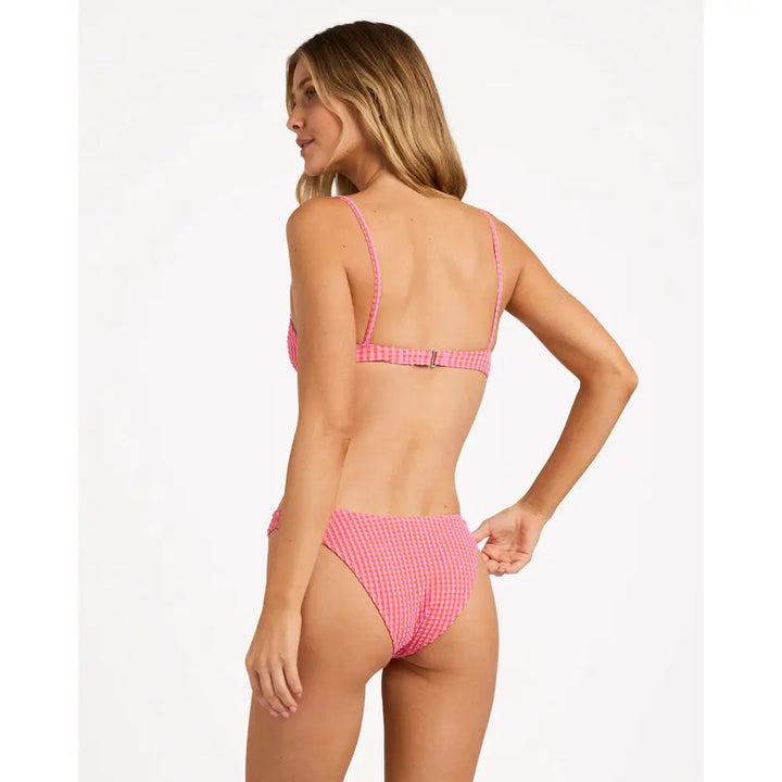 Billabong Mini Wave Check Ella Bralette Hike Bikini