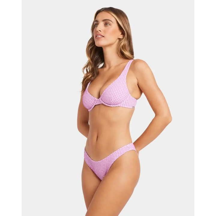 Billabong Mini Wave Check Ruby Hike Bikini 