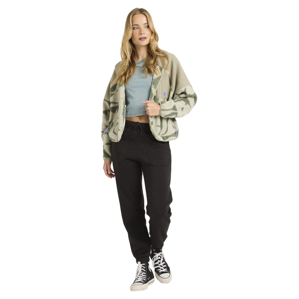 Billabong Popoyo Snap Up Fleece Jacket
