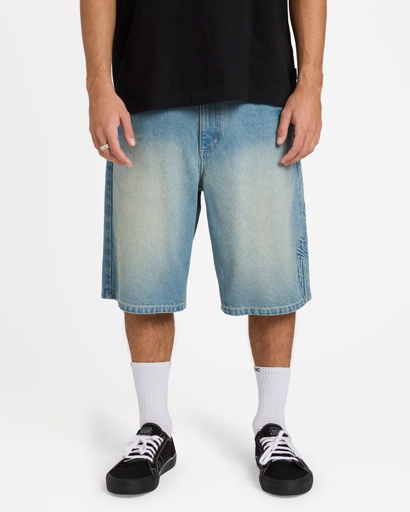 Billabong Script Smoko Denim Shorts 