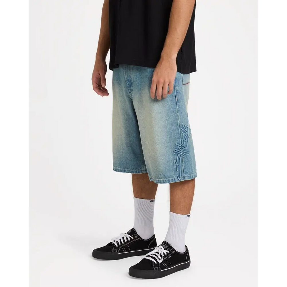 Billabong Script Smoko Denim Shorts 