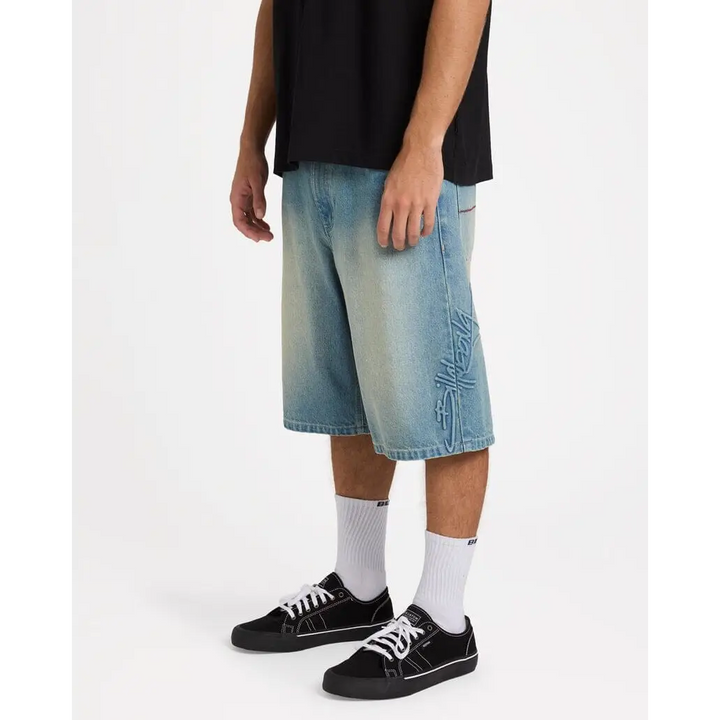 Billabong Script Smoko Denim Shorts 