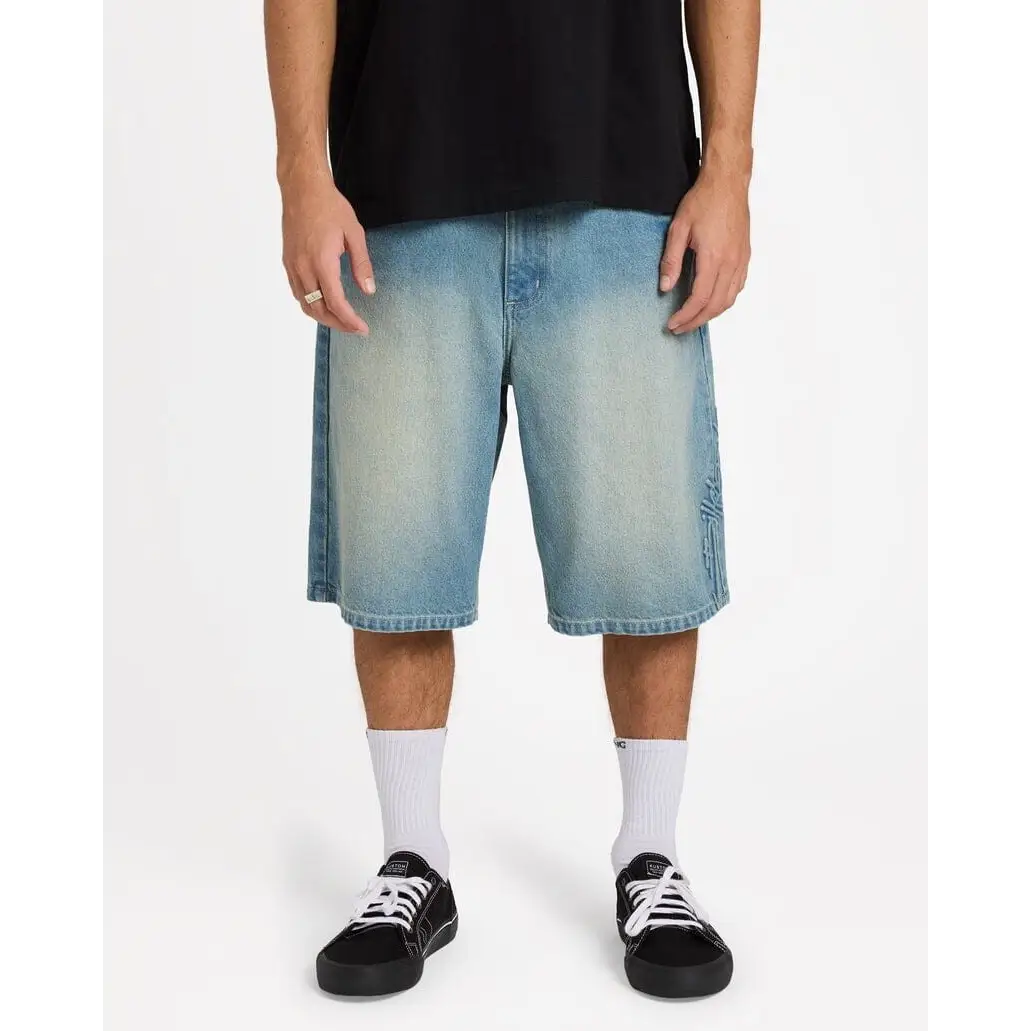 Billabong Script Smoko Denim Shorts 
