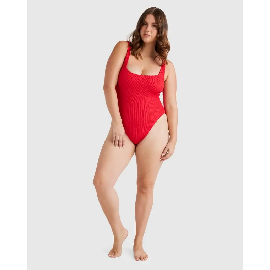 Billabong Summer Hi Square Neck One Piece Swimsuit 