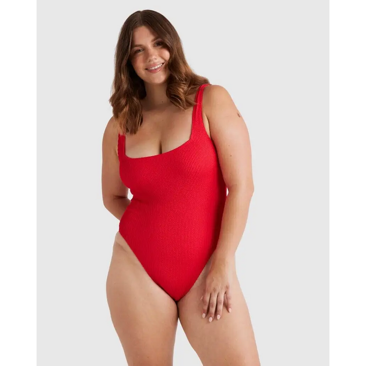 Billabong Summer Hi Square Neck One Piece Swimsuit 