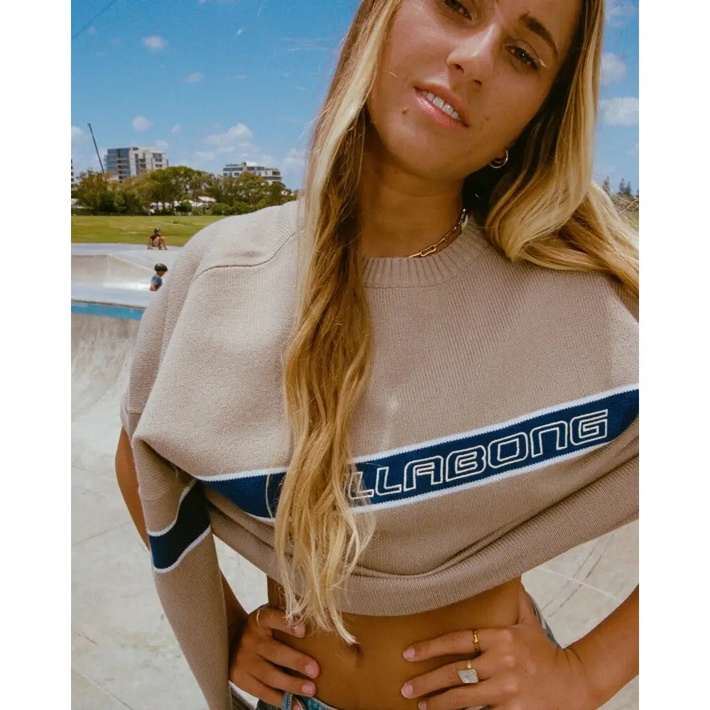 Billabong Supalove Sweater - Cobblestone / 8