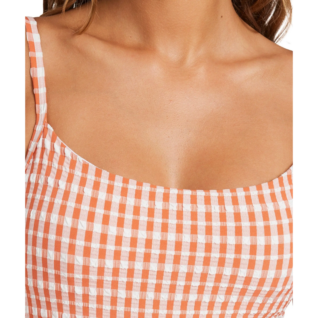 Billabong Wave Check Mia DD One Piece Swimsuit 
