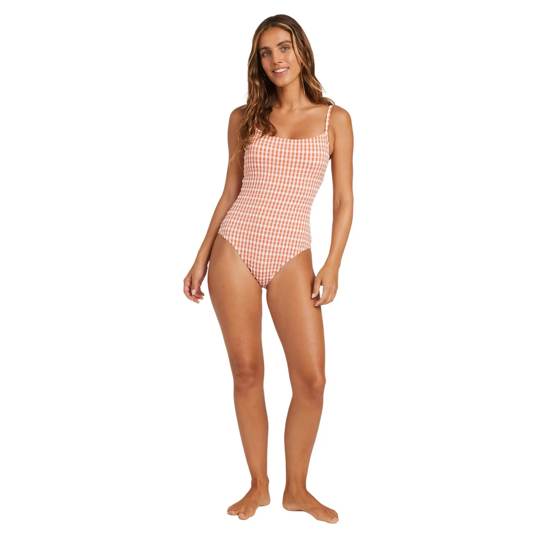 Billabong Wave Check Mia DD One Piece Swimsuit 