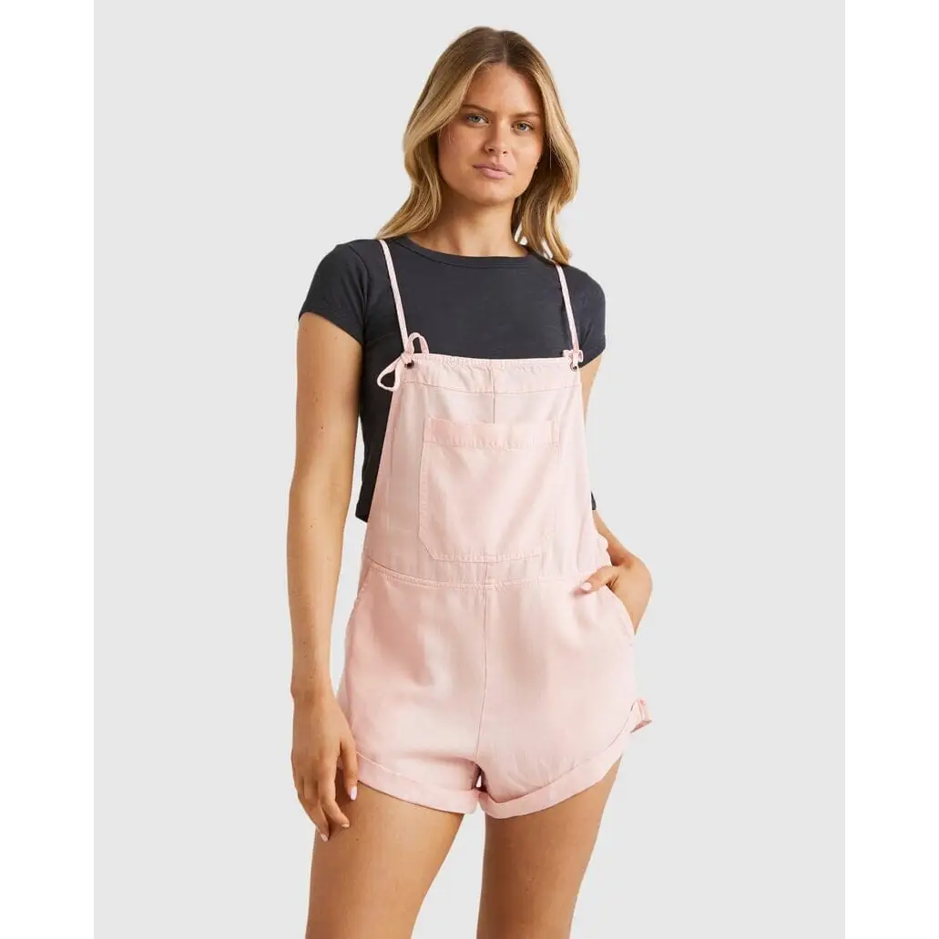 Billabong Wild Pursuit Overalls Dusty Peach 8 