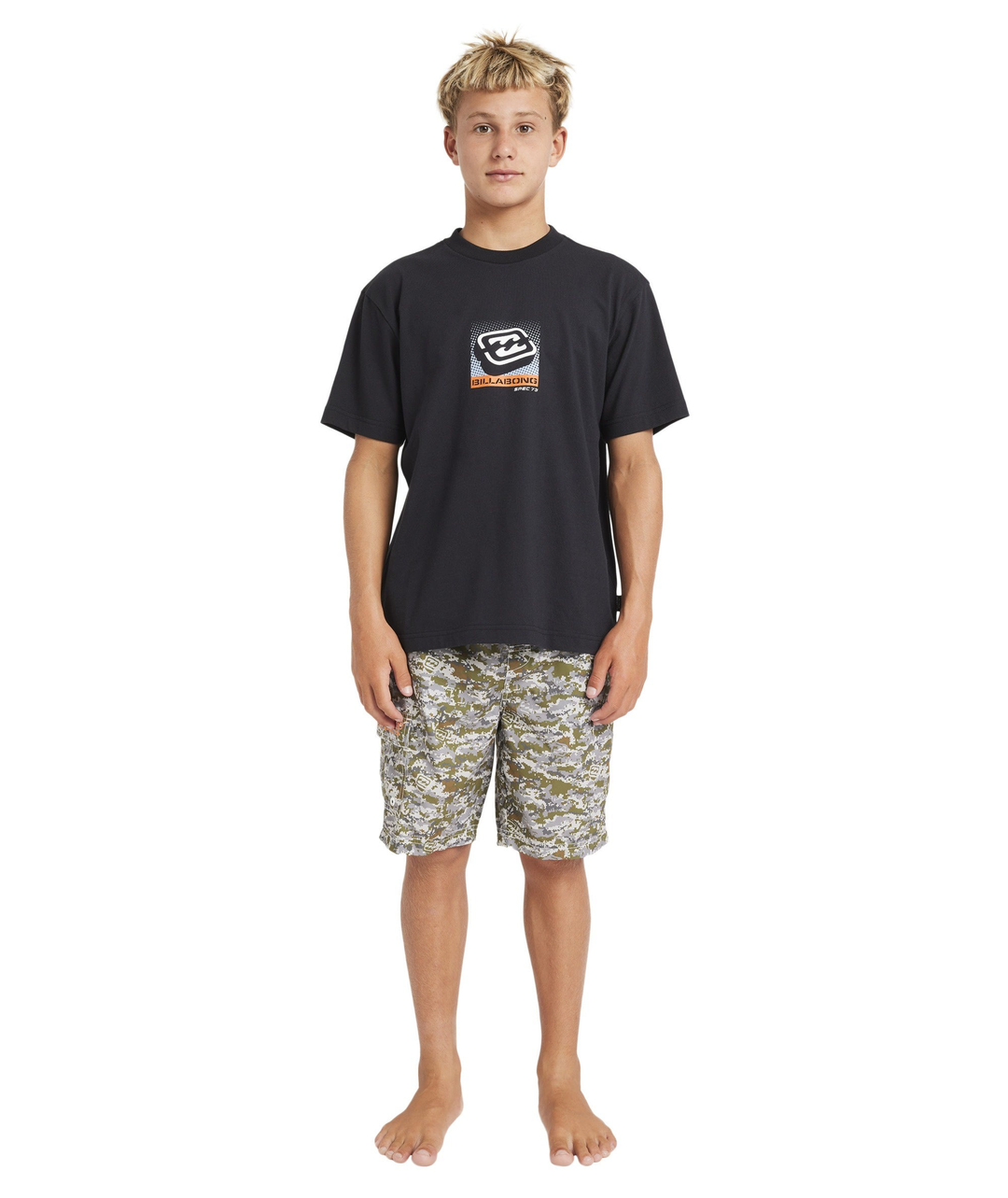 Billabong Youth Throw On Boardshorts Camo 10Y 