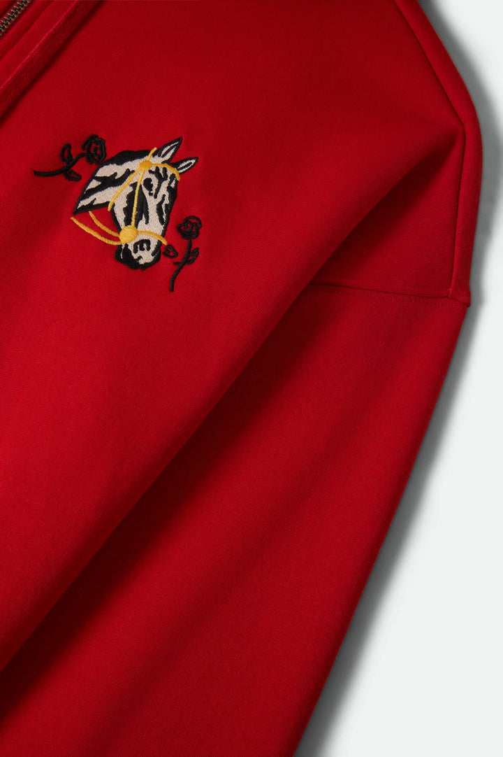 Brixton Trophy Cropped Zip Hood