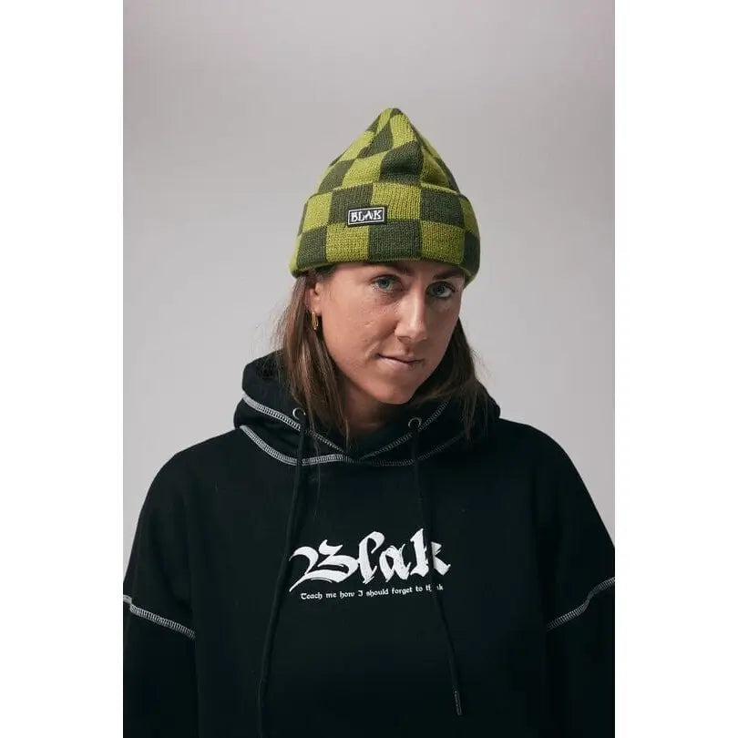 Blak Check Mate Beanie 