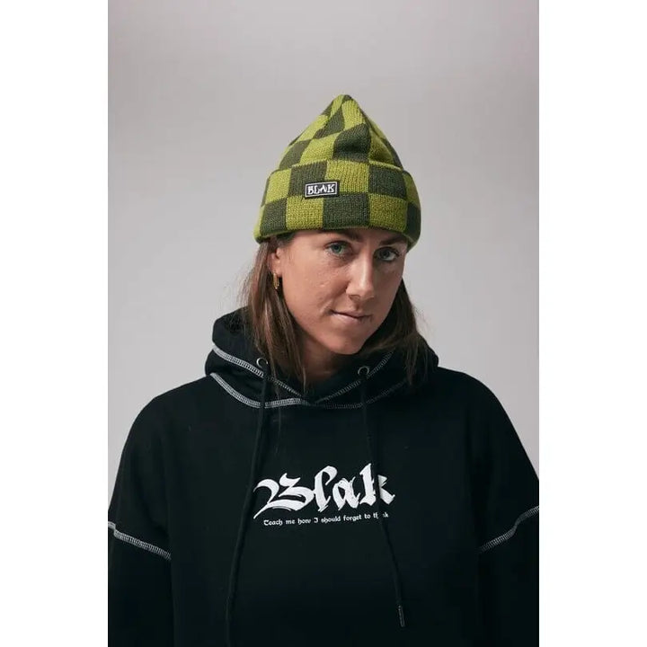 Blak Check Mate Beanie 