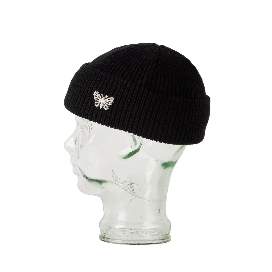Blak Death Moth Beanie - Black