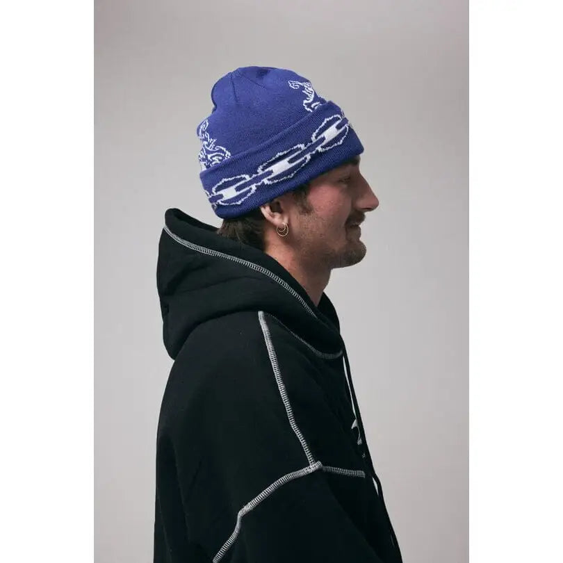 Blak Misfit Streets Beanie Blue 