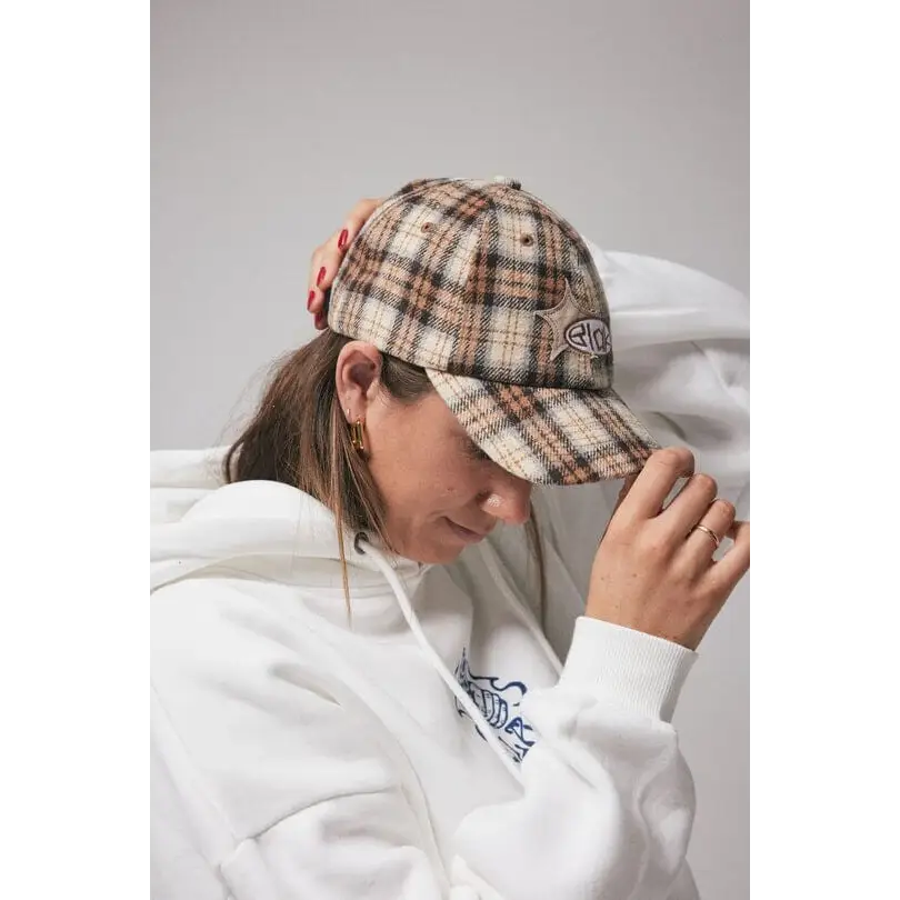 Blak Plaided Daze Cap 