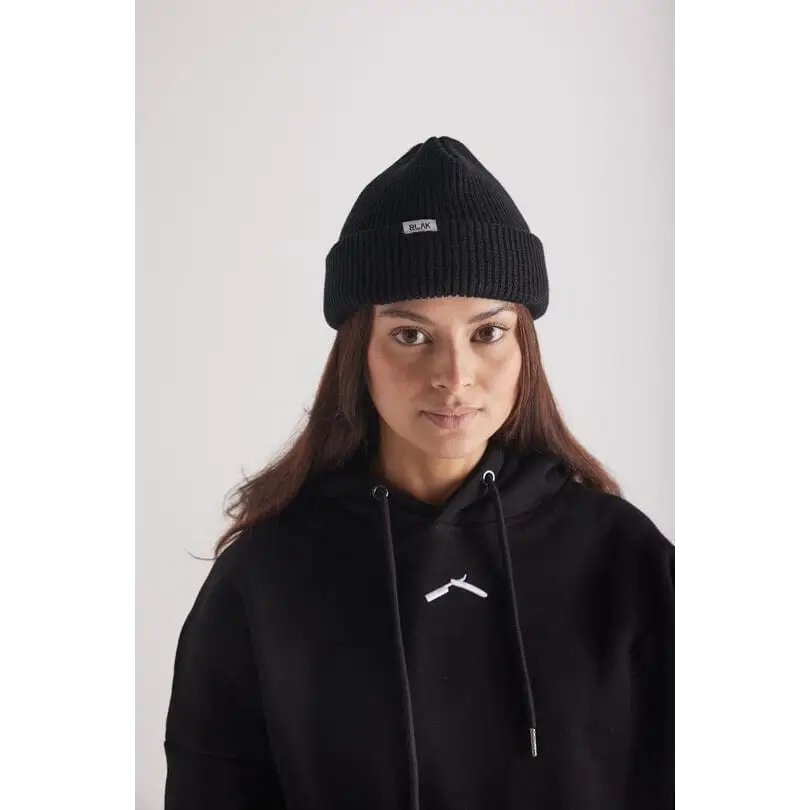 Blak Prawn Beanie - Black 