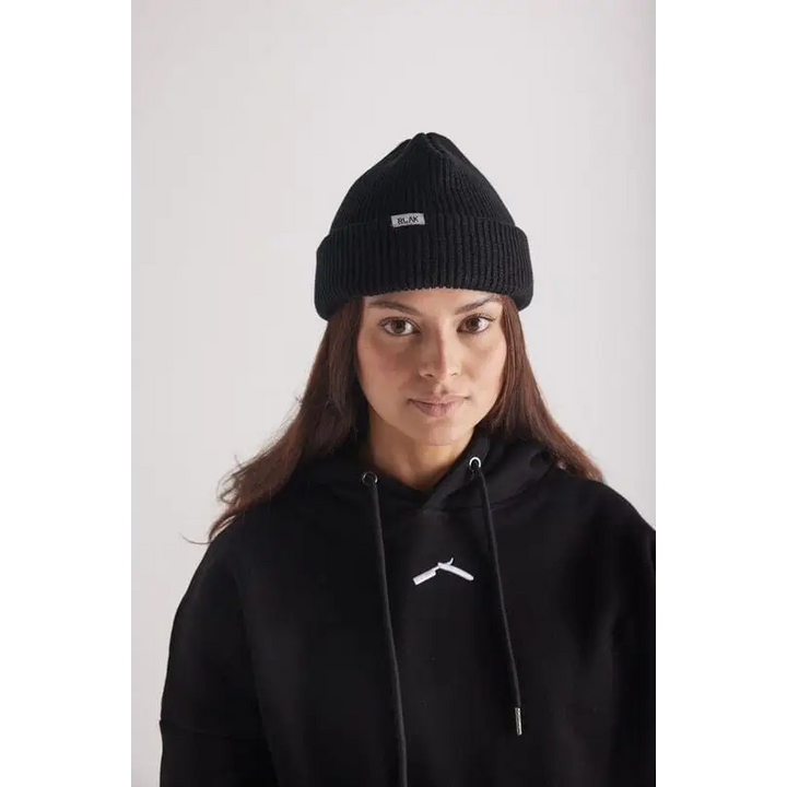 Blak Prawn Beanie - Black 