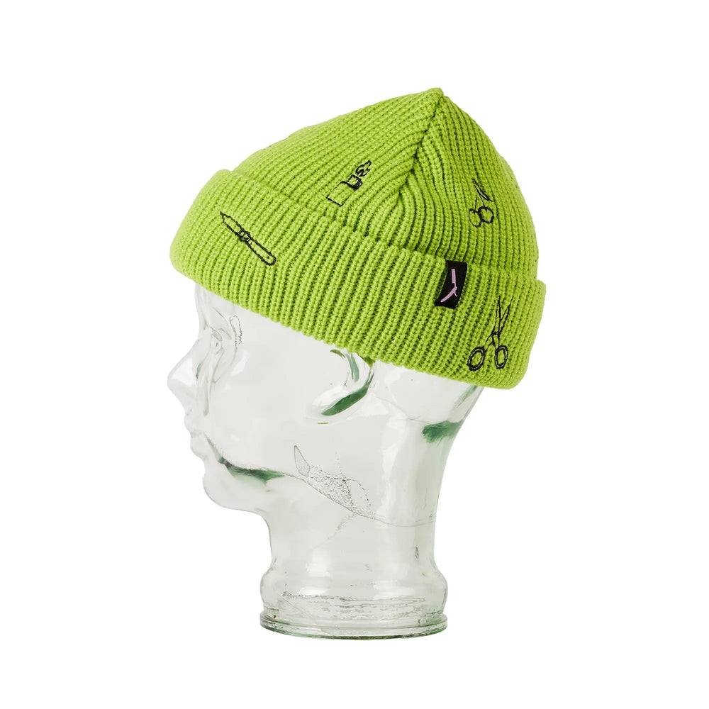 Blak S & P Beanie - Washed Lime