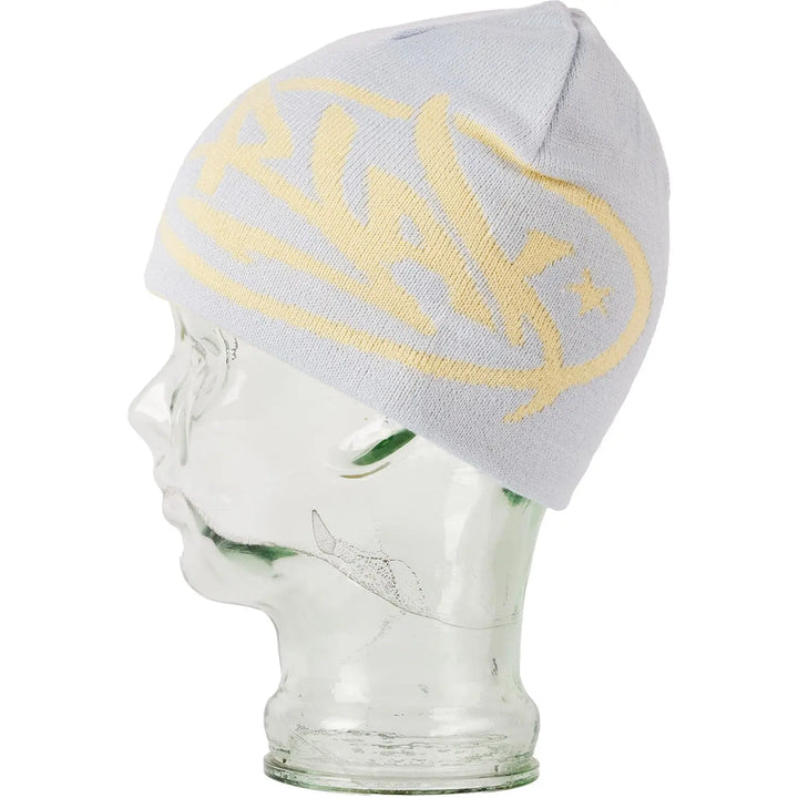 Blak Slap Reversible Beanie - Baby Blue / Cream