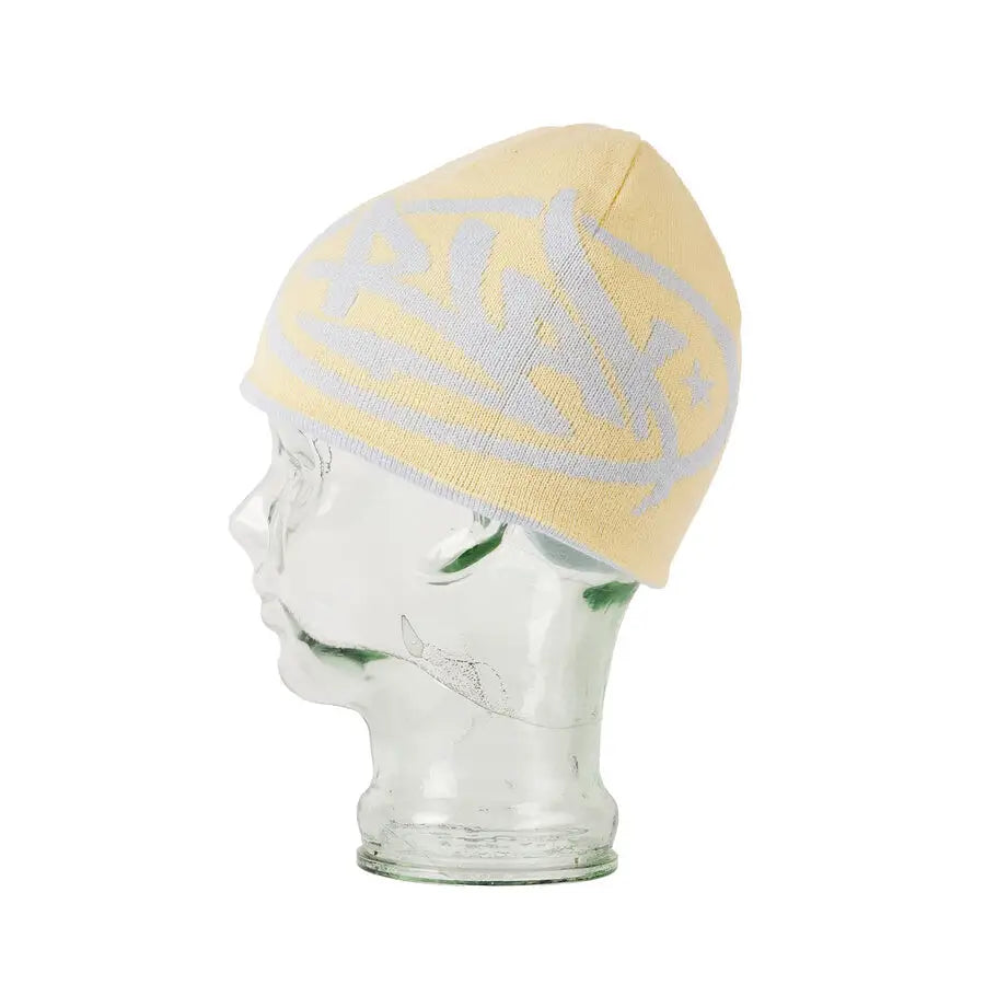 Blak Slap Reversible Beanie - Baby Blue / Cream