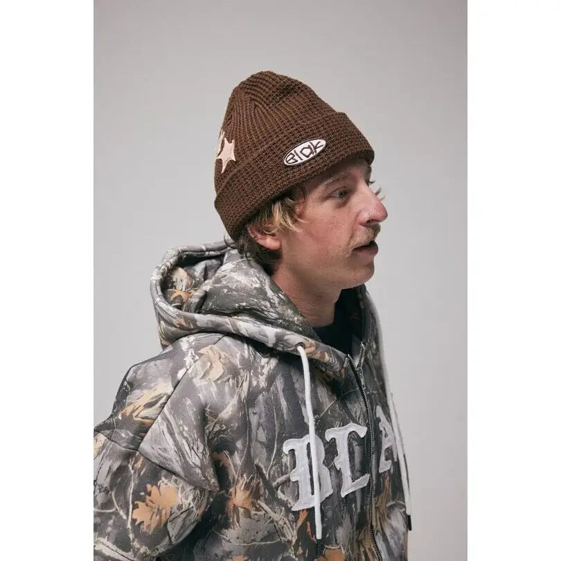Blak Starry Daze Beanie Brown 