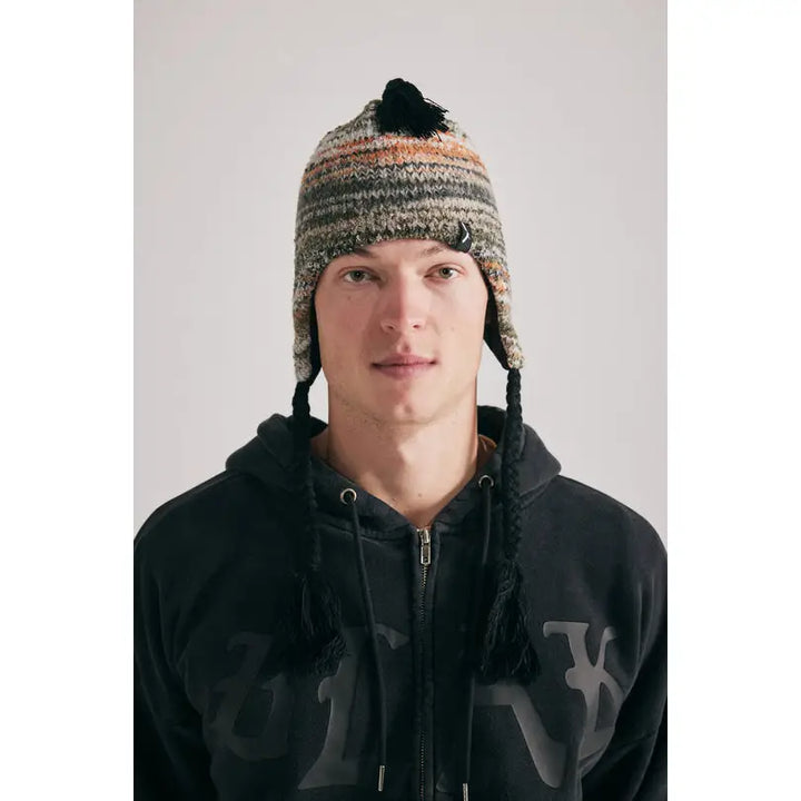 Blak Tassel Beanie