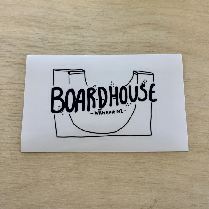 Boardhouse Ramp Sticker - White / Black